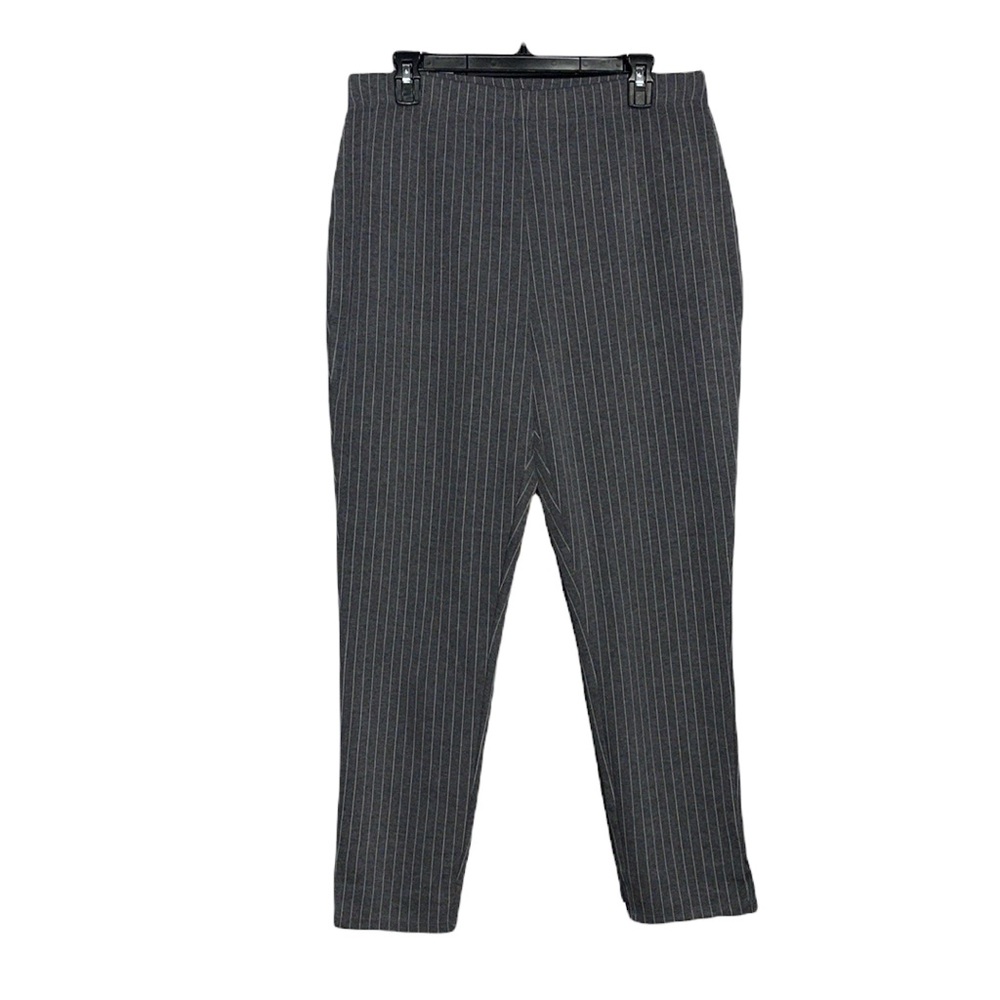 NWOT F21 Plus Pinstriped Leggings - Gray - Size 1X